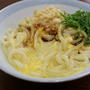 朝ごはんに「釜玉うどん」
