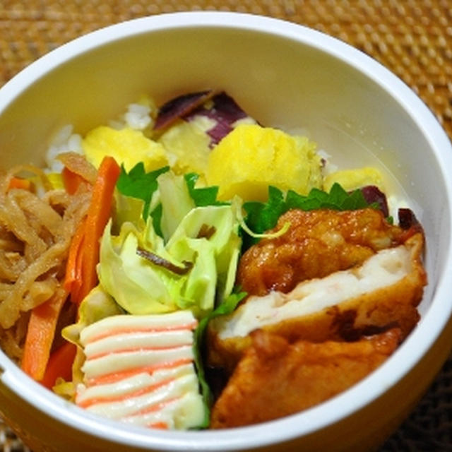 20111015　さつまいもご飯弁当【20分】