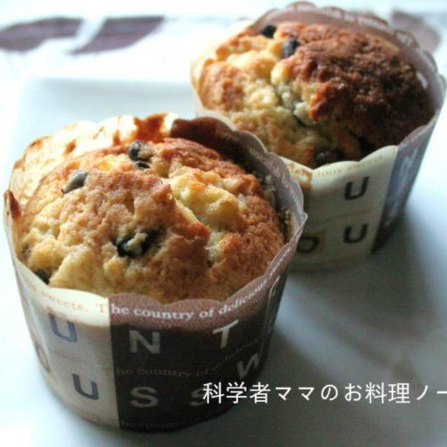 チョコバナナマフィンのレシピです☆