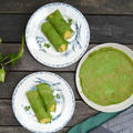 Spinach Rice Flour Crepes ほうれん草の米粉クレープ