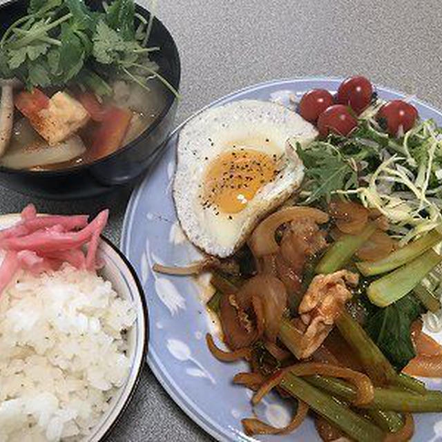 豚肉のケチャップ炒め