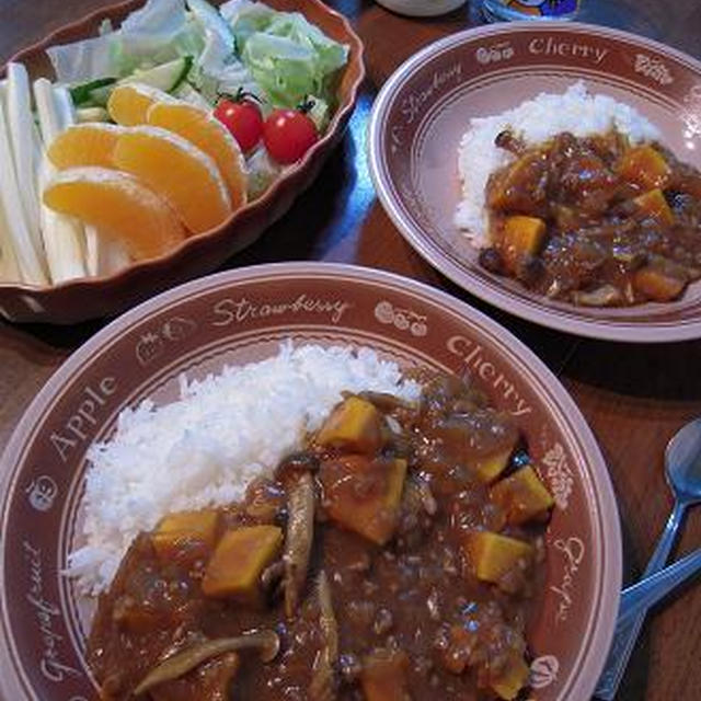 パンプキンミートカレー☆