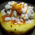 今日の一皿《パイナップルのソテー ココナッツのソルべ添え》 Ananas sauté et sorbet au coco