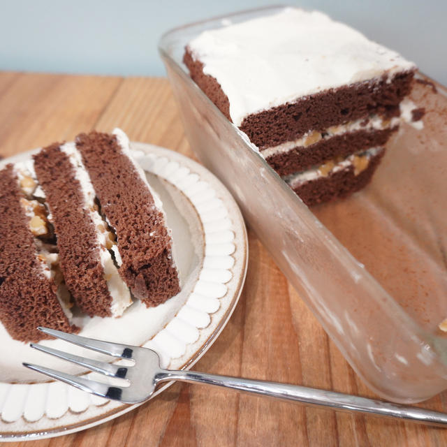 レンジで簡単♪おからパウダーで低糖質チョコケーキ