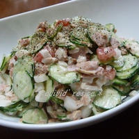 夏野菜のツナサラダ♪