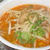 もやし炒めを乗せたカップ担担麺