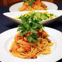 トマトパスタ　と　冬花
