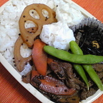 【お弁当】レンコンのきんぴら