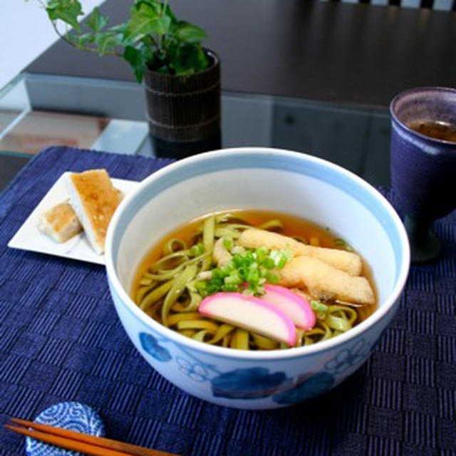 銀杏きしめんの一人ランチ