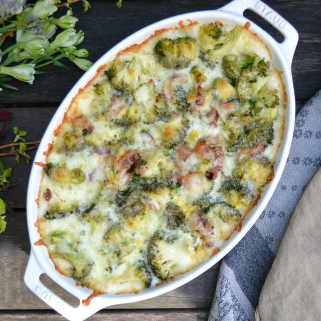 Broccoli Grits Casserole ブロッコリーグリッツキャセロール