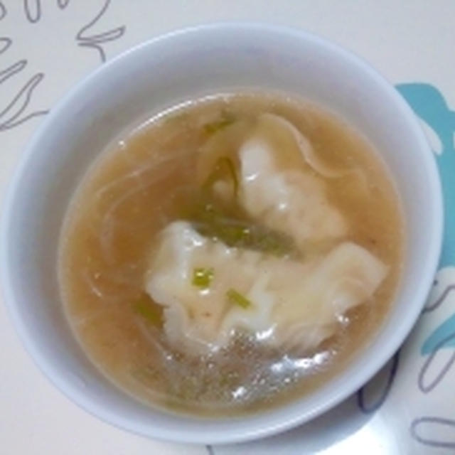 春雨餃子スープ