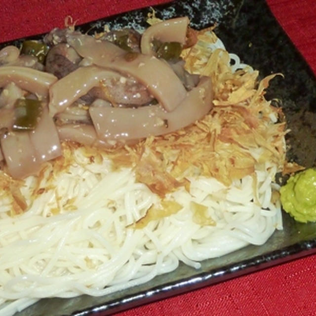 エントリーNo.5「いかの"わさび"三升漬そうめん」、ダンナやニョウボを質に入れても食すべし