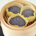 紫芋蒸しパン