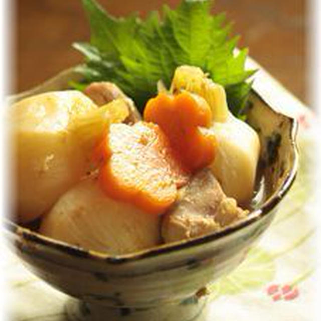 蕪と鶏のさっぱりおかか煮。　と献立。