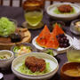 【献立】おかわりカツ丼と、たまごサラダと、キャベツの塩昆布和えなど。～知らんがな～