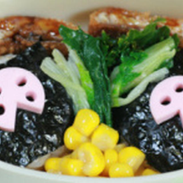 てんとうむし弁当と石狩風鍋
