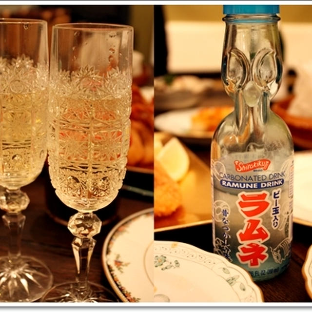 シーフード料理で誕生日パーティー
