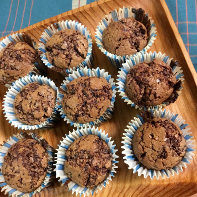 残りもの消費の贅沢なチョコマフィン