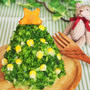 薩摩芋サラダ の クリスマスツリー ☆