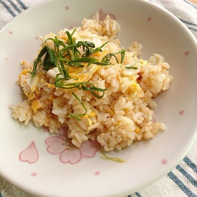 たらこと大葉のチャーハン