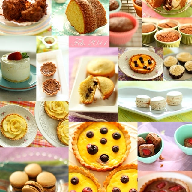 ２月に作ったスウィーツたち　＊The Sweets that I made in Feb.＊