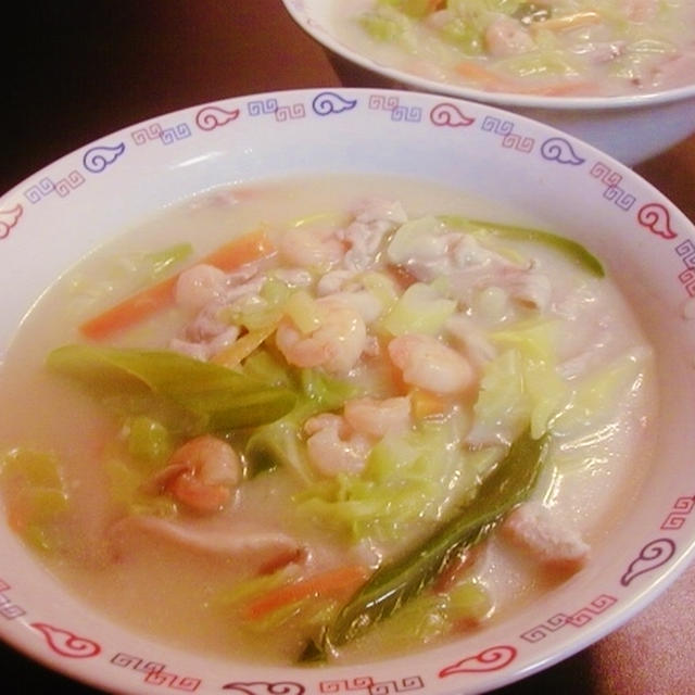 春キャベツたっぷりちゃんぽん麺風