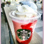 スタバ☆ストロベリー フラペチーノ