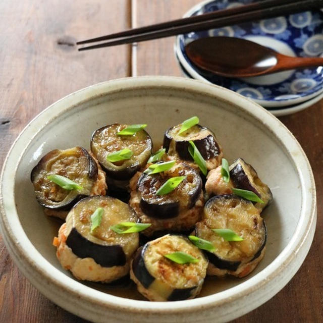『茄子のはさみ煮』
