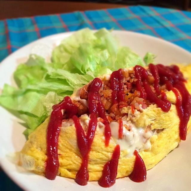 チーズインオムライス