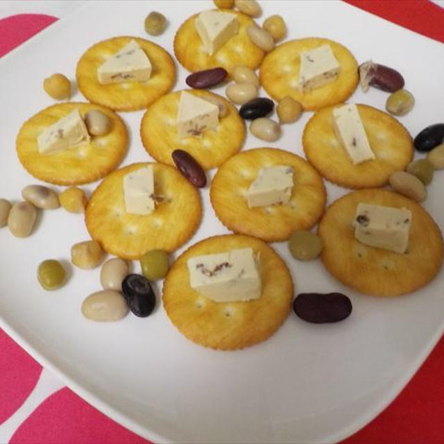 チーズdeリッツ＆あんず酒の瓶詰