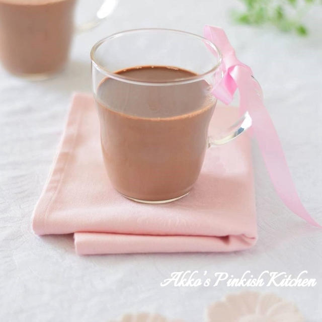 【おもてなし】ショコラ・ショー（Chocolat chaud）♡ホットチョコレートをレンチンで♪