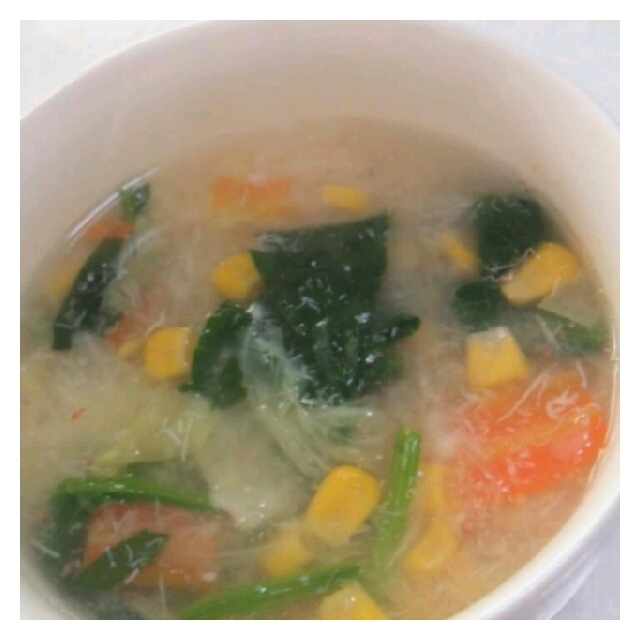 ★カニ缶の野菜スープ★