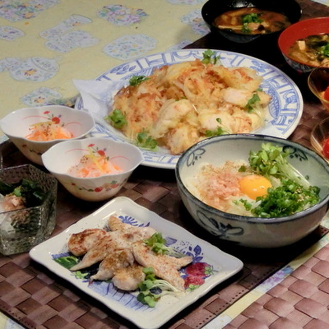 あるもので夕食♪♪