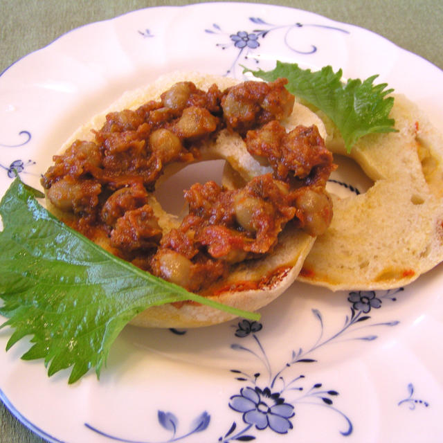 ヒヨコ豆のトマトカレー煮