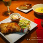 Ｘｍａｓ炭火焼ローストレッグでイヴイヴ夕食♪