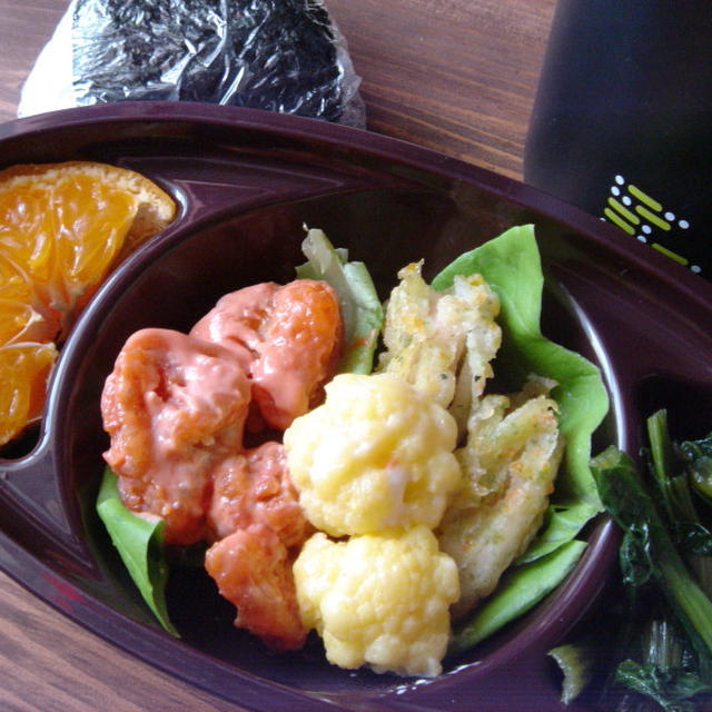 エビマヨ弁当とおいしい海苔