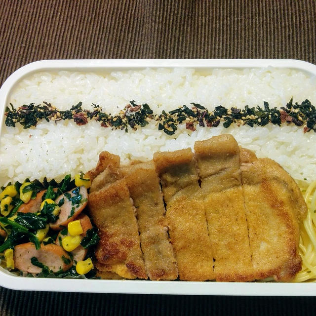 今日のお弁当　第1410号＆1411号　～ポークソテー＆チキンピカタ～