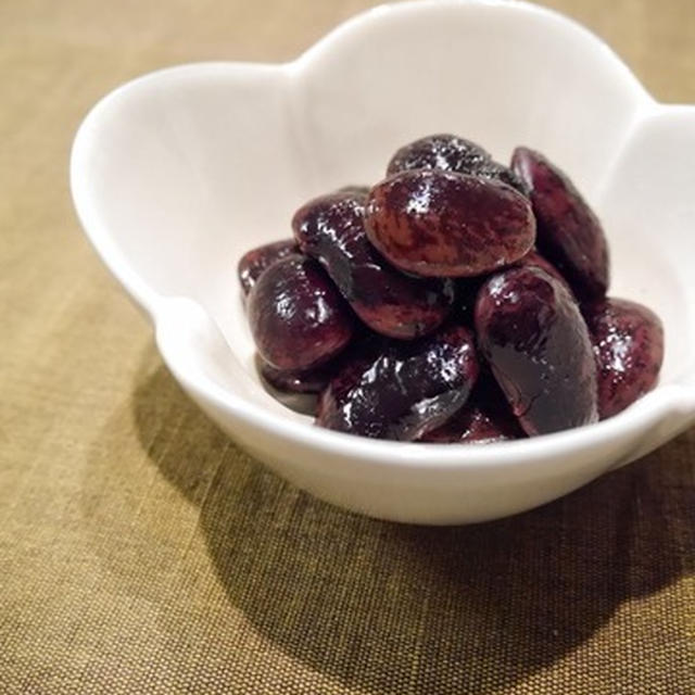 ほっこり箸休め～紫花豆の甘煮