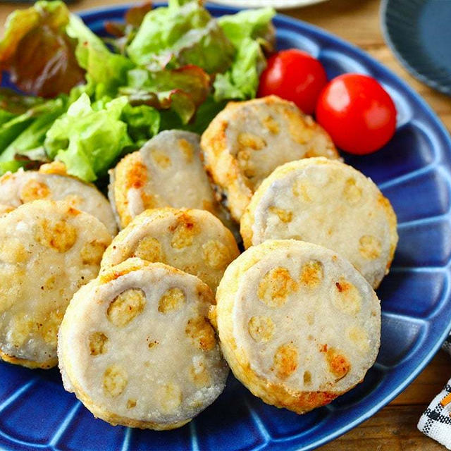 れんこんのはさみ揚げ カレー風味