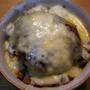 賄いミートソースチーズハンバーグ丼