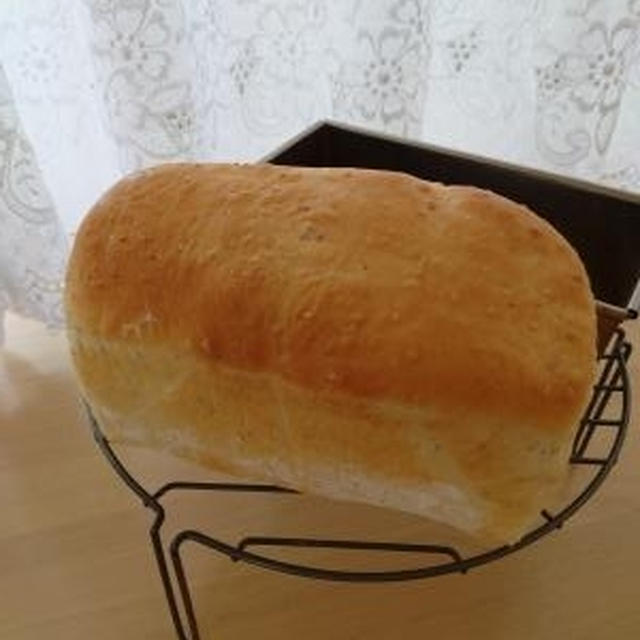 塩麴白ごま食パン✨