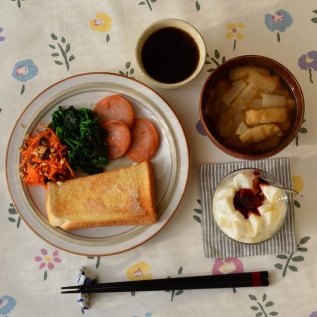出汁がまだあるので　味噌汁続きます。