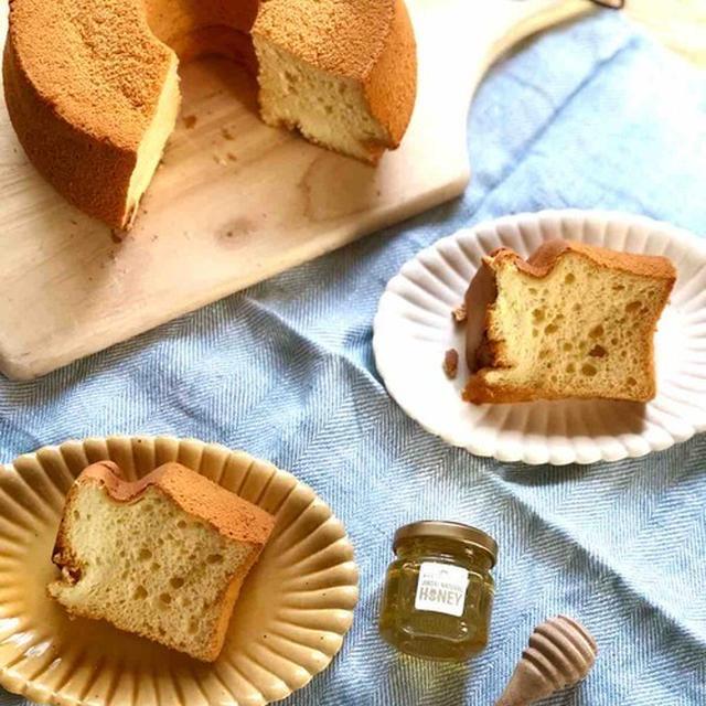 【 神代はちみつ＊はちみつシフォンケーキ 】