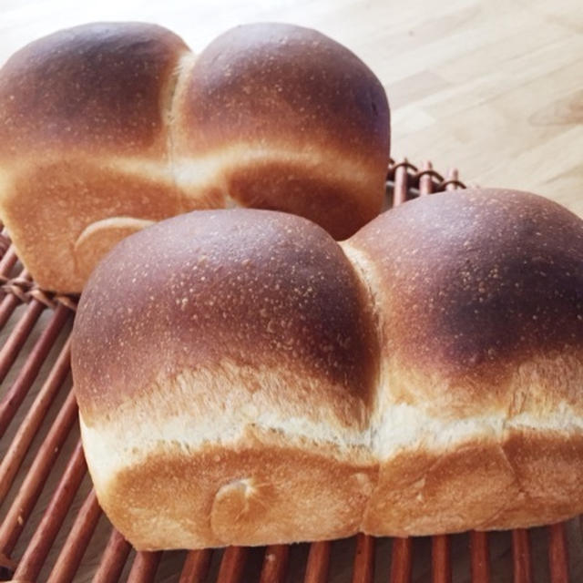 【　中種で作る山食パン　】
