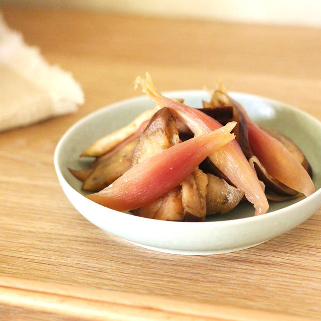 茄子とみょうがの甘酢漬け
