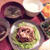 豚肉塩麹ムニエル梅風味＆小松菜となめたけのラー油醤油和え