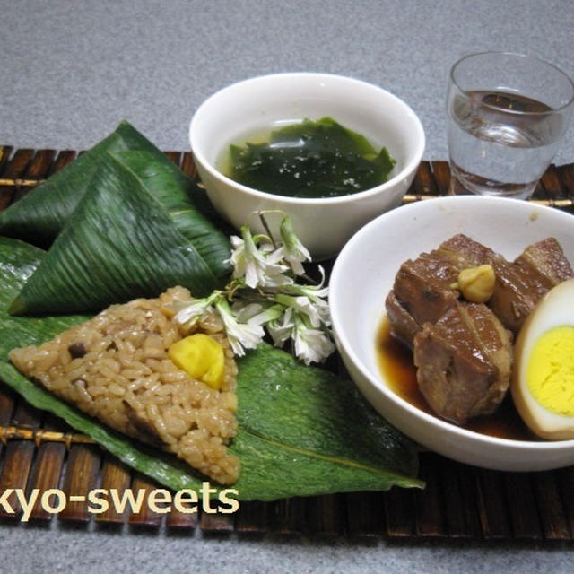 チャイニーズ風☆中華おこわ＆角煮の夕食