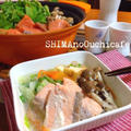 お鍋の季節がやってきた！鮭とキャベツのとろろ鍋 by SHIMAさん