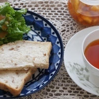 ホットアップルティーであったか朝食