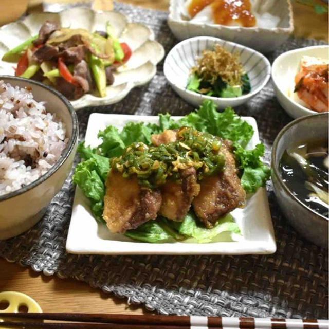 今日の晩ごはん。テストが終わって…